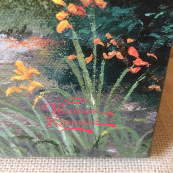 Thomas Kinkade Collector’s Cottage Lithograph 14 x 14 - Picture 3 of 4